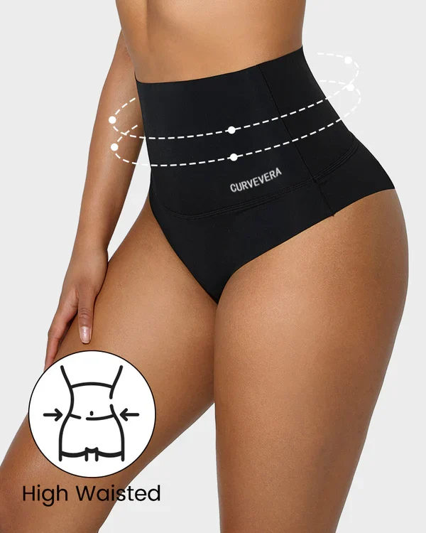 3-Pack High Waisted Tummy Control Briefs - Image 3