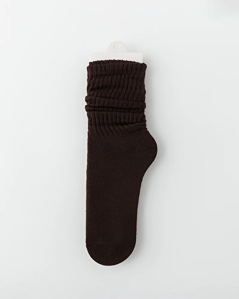 5 Pairs Women’s Slouchy Crew Socks - Image 11