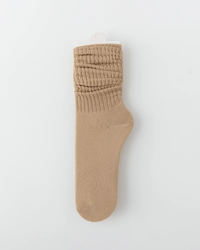 5 Pairs Women’s Slouchy Crew Socks - Image 12