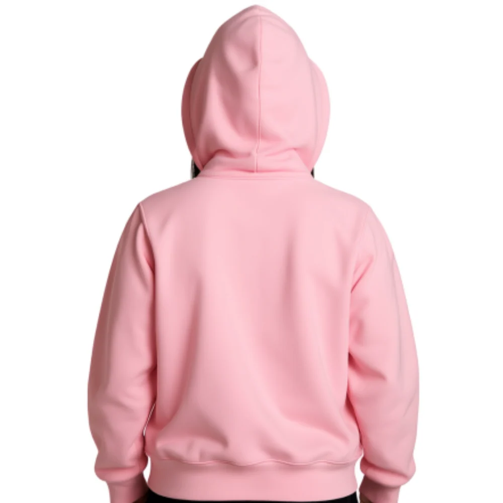 Airplane Model Travel Hoodie Eye Mask Built in Long Sleeve Oversized Sweatshirt - Image 6