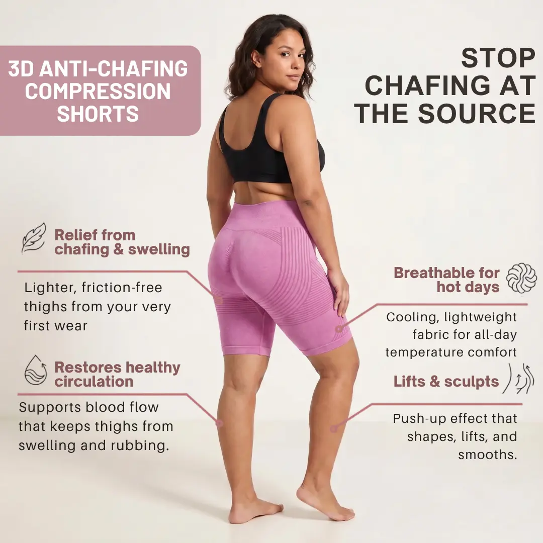 Anti-chafing 3D-short Legging - Image 2