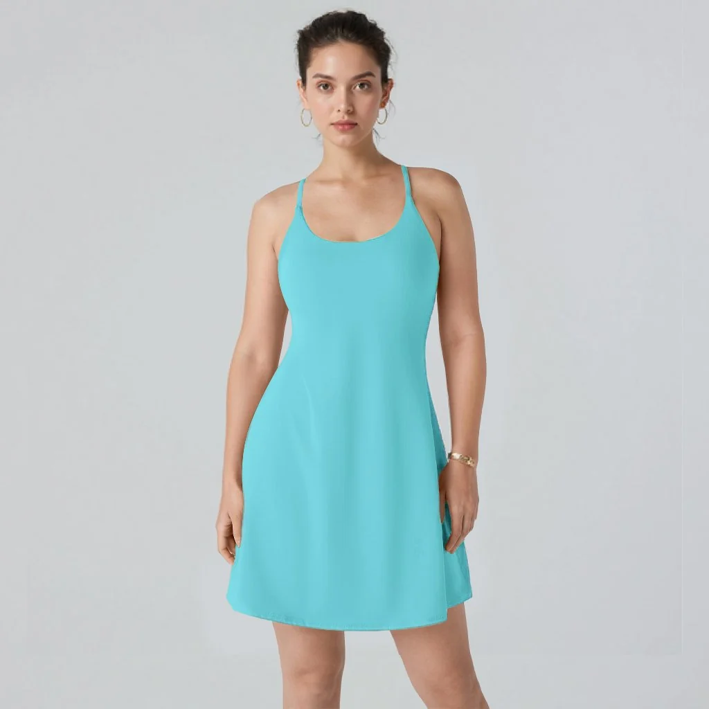 The Ultimate Tummy Control Backless Active Dress - Image 25