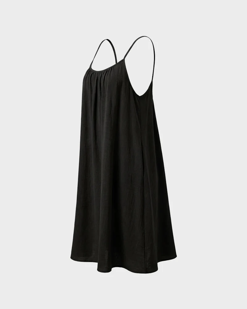 Women’s Backless Flowy Cami Lounge Dress - Image 18