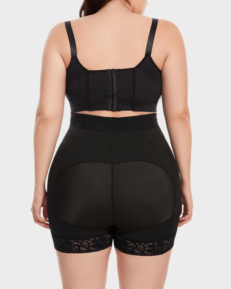 Boned Sculpt High Waist Shorts - Image 4