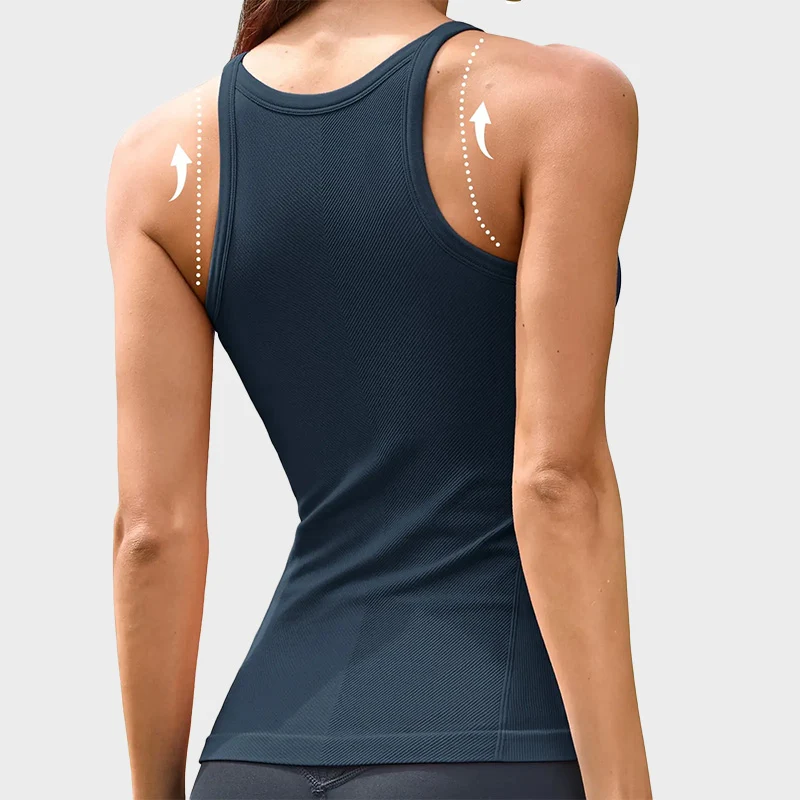 Built-In Bra Racerback Sports Cami Top - Image 10