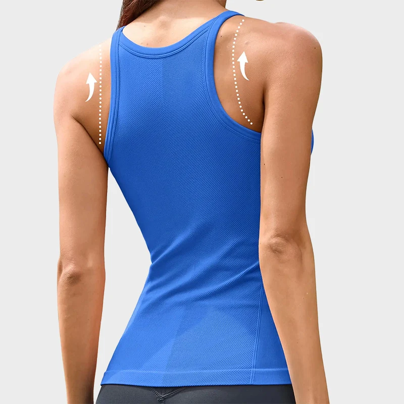 Built-In Bra Racerback Sports Cami Top - Image 11