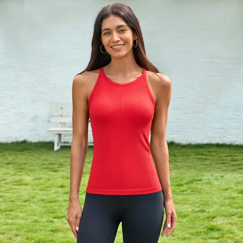 Built-In Bra Racerback Sports Cami Top - Image 3