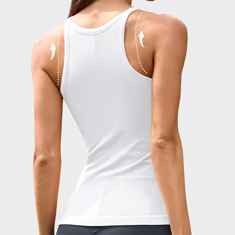 Built-In Bra Racerback Sports Cami Top - Image 8