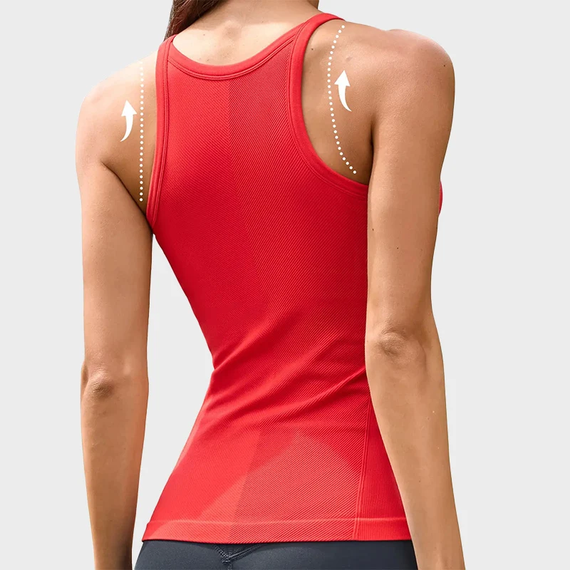 Built-In Bra Racerback Sports Cami Top - Image 9