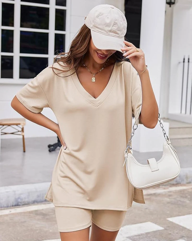 Casual Vibe Comfy Oversized 2-Piece Lounge Set - Image 2