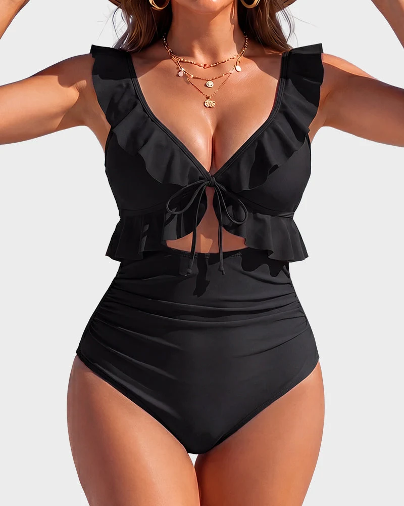 Confidence-Boosting V-Neck Swimsuit - Image 14