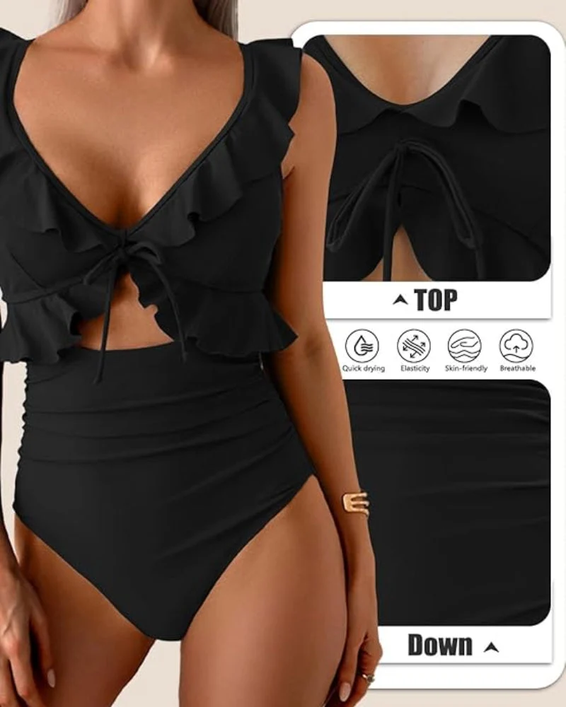 Confidence-Boosting V-Neck Swimsuit - Image 23