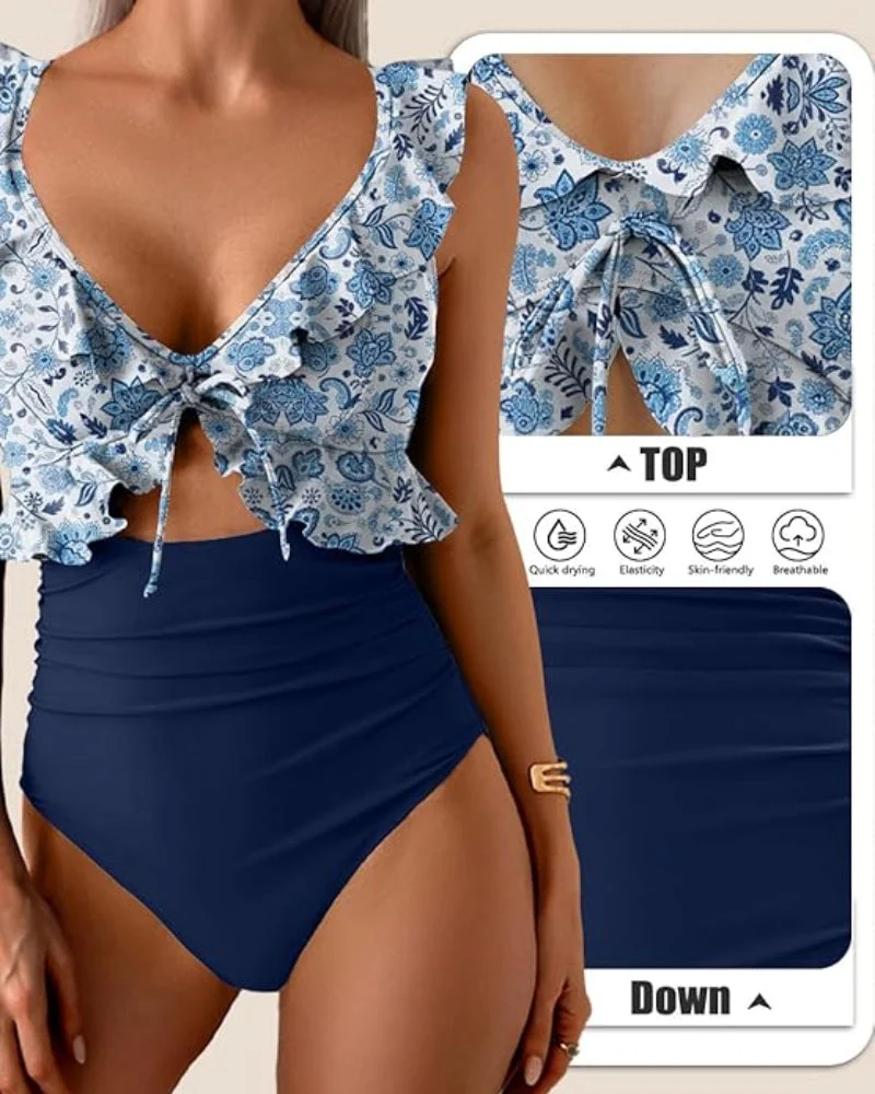 Confidence-Boosting V-Neck Swimsuit - Image 27