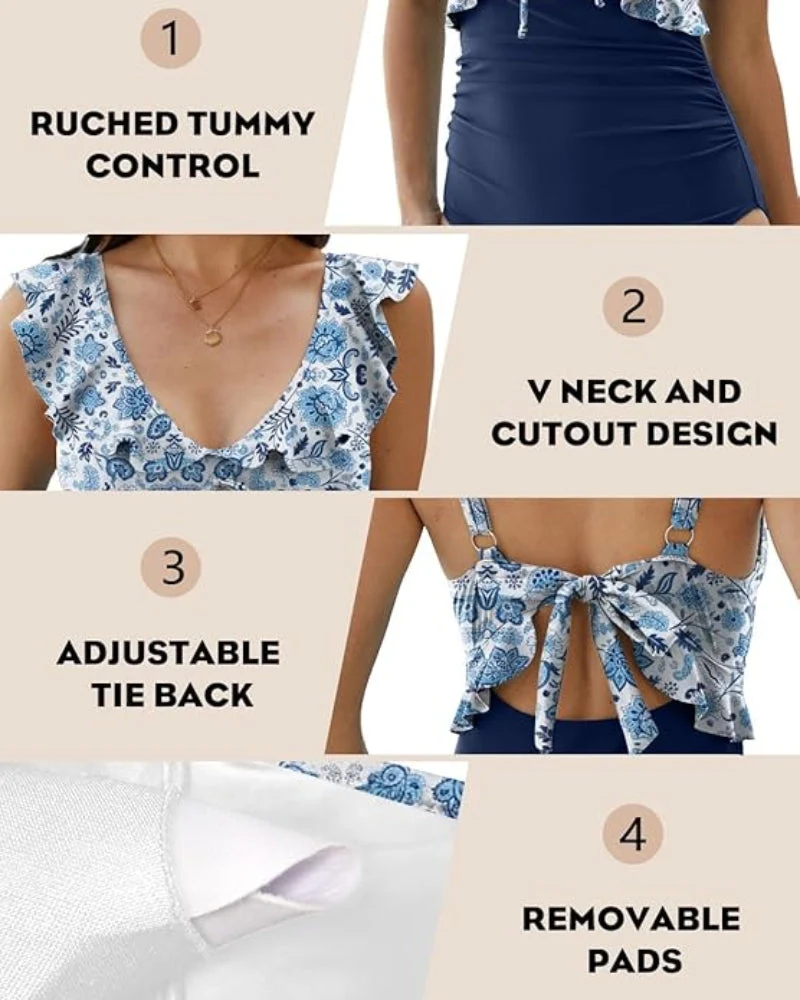 Confidence-Boosting V-Neck Swimsuit - Image 28