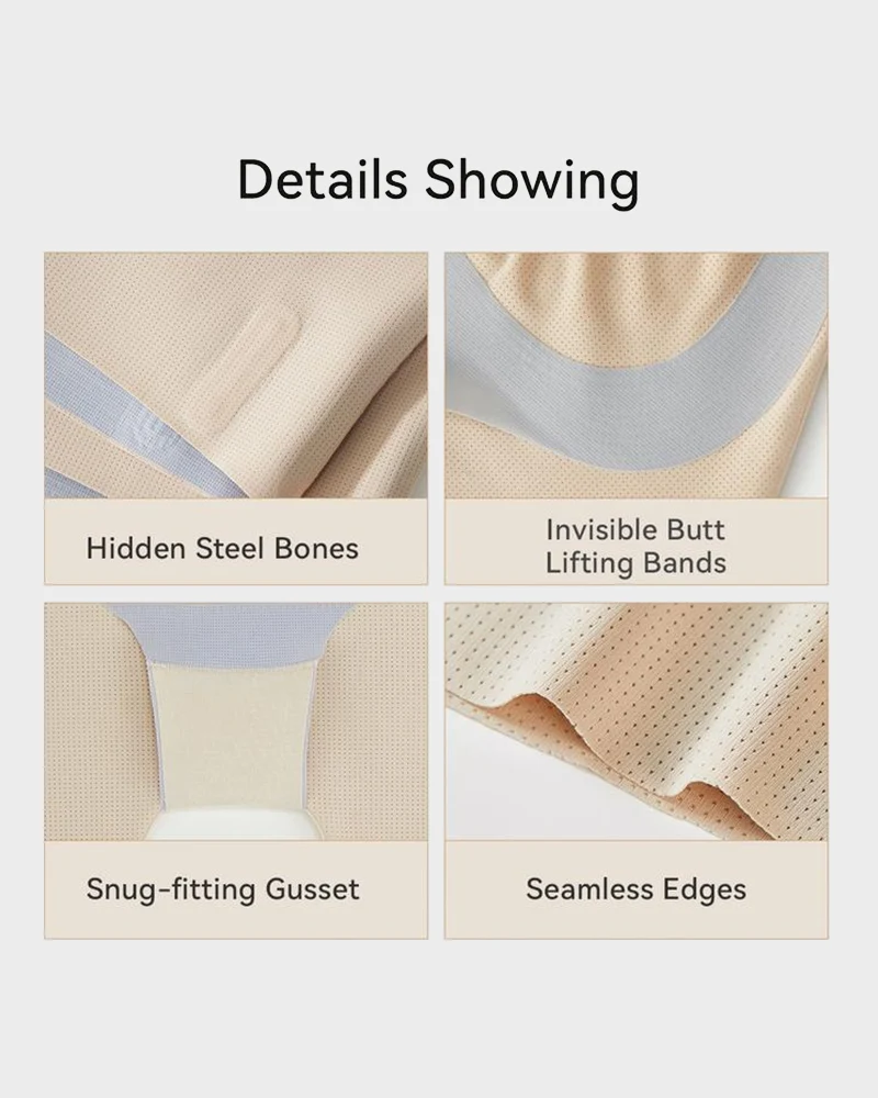 Cooling High-Waist Sculpting Shapewear Shorts - Image 7