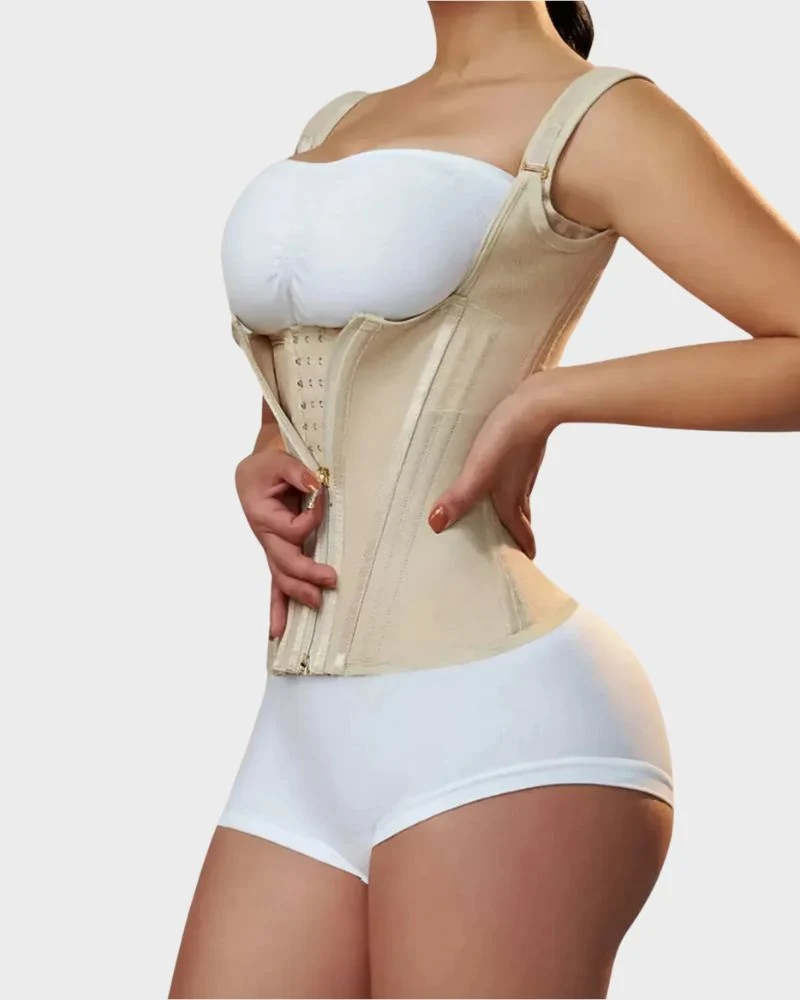 Double Waistband Corset Vest Waist Trainer - Image 6
