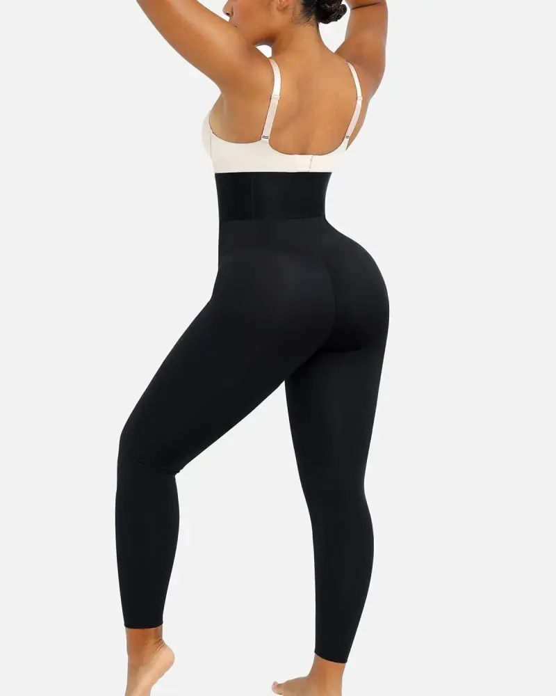 Double Layered Waist Shaping Leggings - Image 2