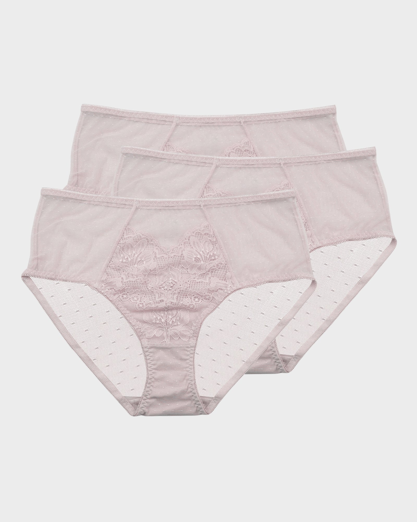 Enchant Floral Lace Brief Underwear (3 Pack) - Image 12