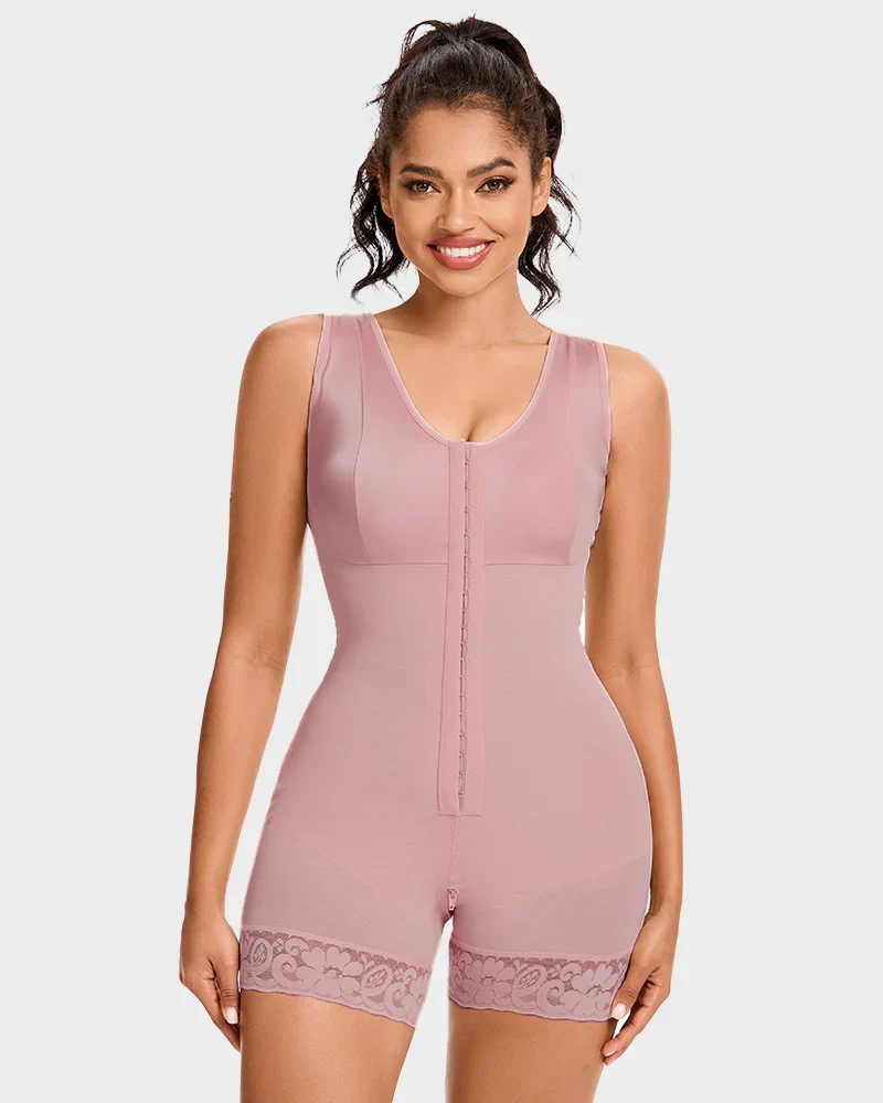 Extra Plus Size Shaper Bodysuit Tummy Control Shapewear With Bra - Image 22