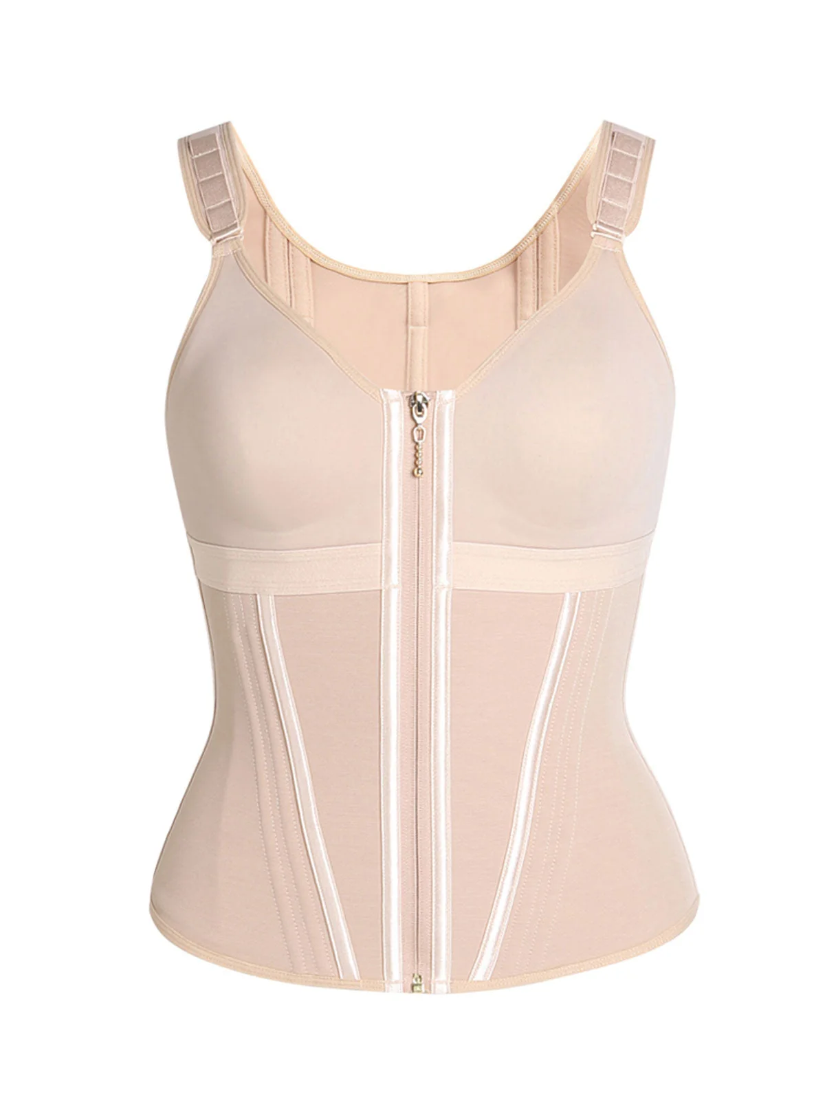Curvevera™ Extreme Latex Corset Waist Vest With Bra - Image 5