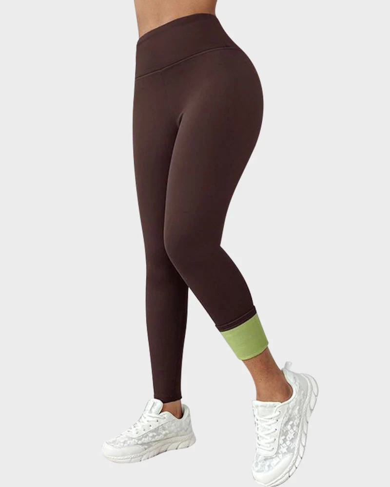 Fleece-Lined Tummy Control Shaping Leggings - Image 7