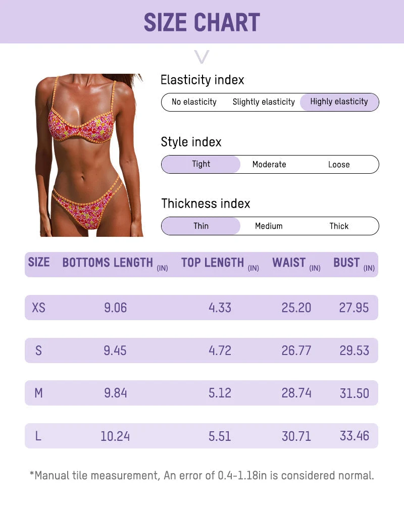 Floral Backless Two-Piece Bikini Set - Image 28