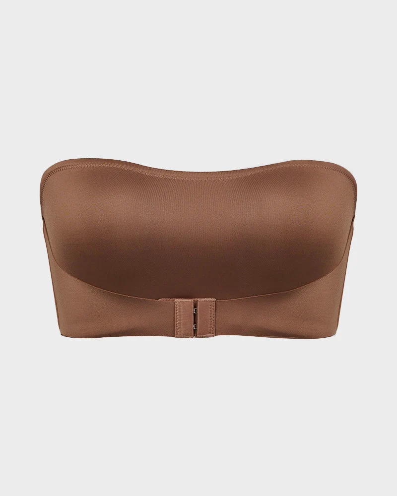 Front Closure Wireless Seamless Bandeau Bra - Image 13