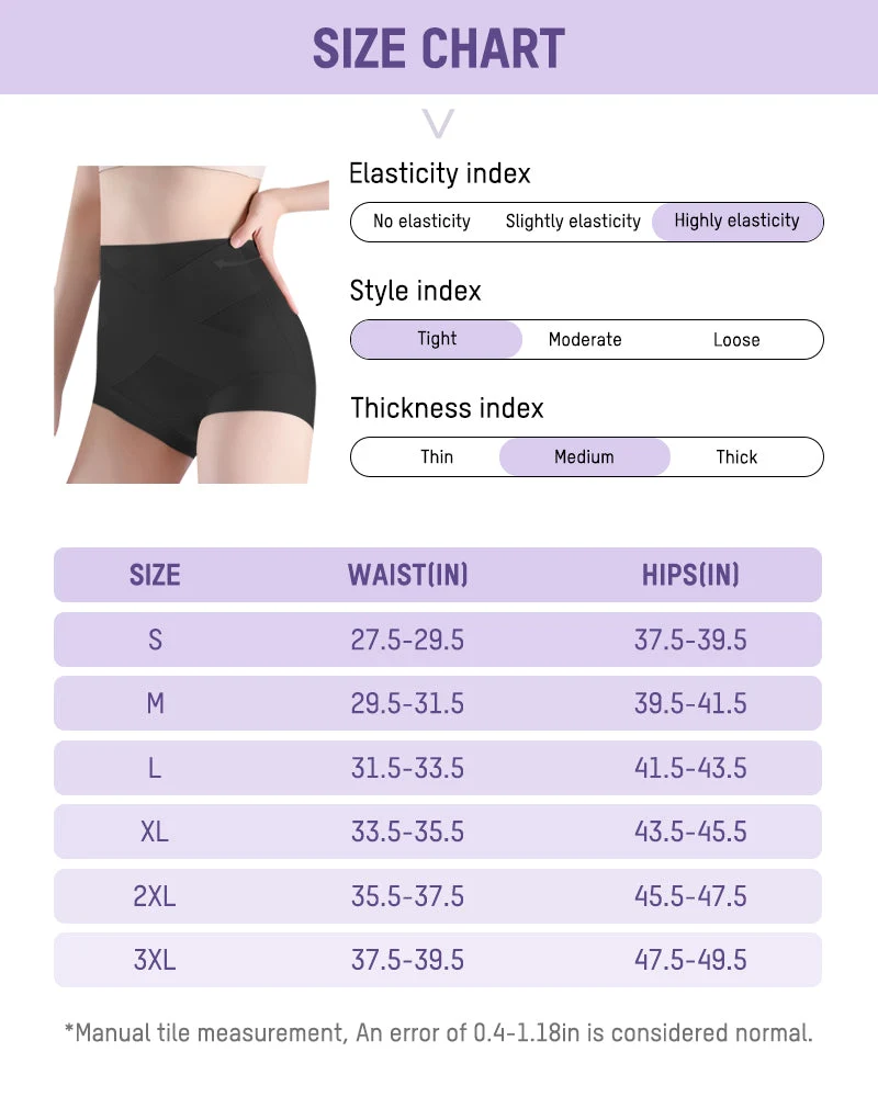 High-Waist Cross Compression Shaping Panties (6 Pack) - Image 13