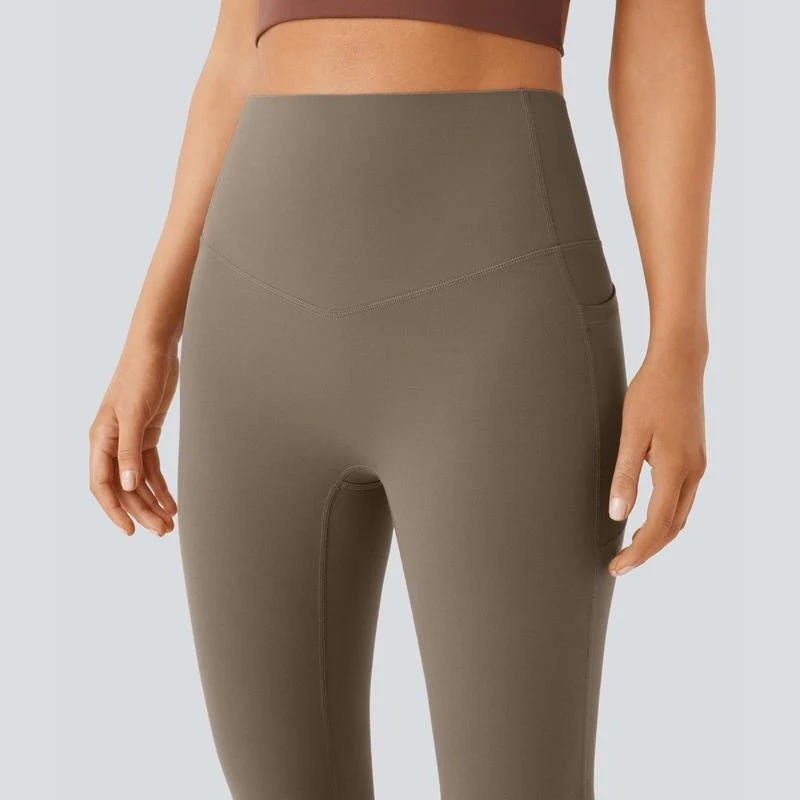 Ultra Sculpt High Waisted Tummy Control Flare Leggings - Image 5