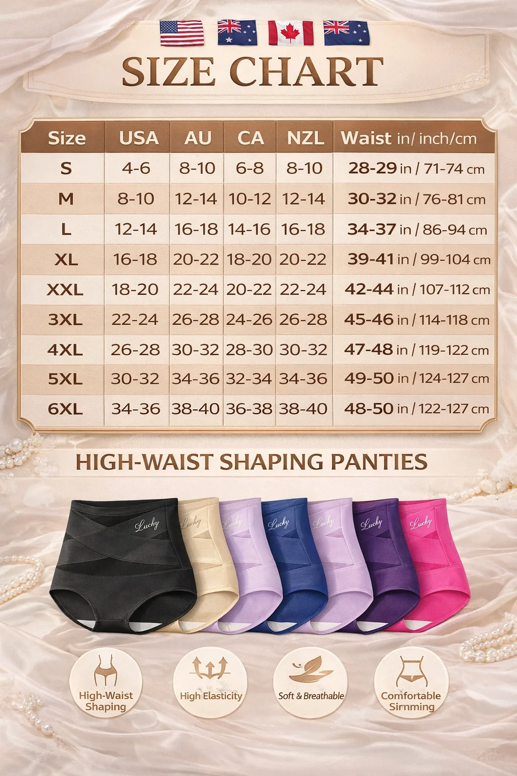 High-Waist Tummy Control Seamless Shaping Panties - Image 2