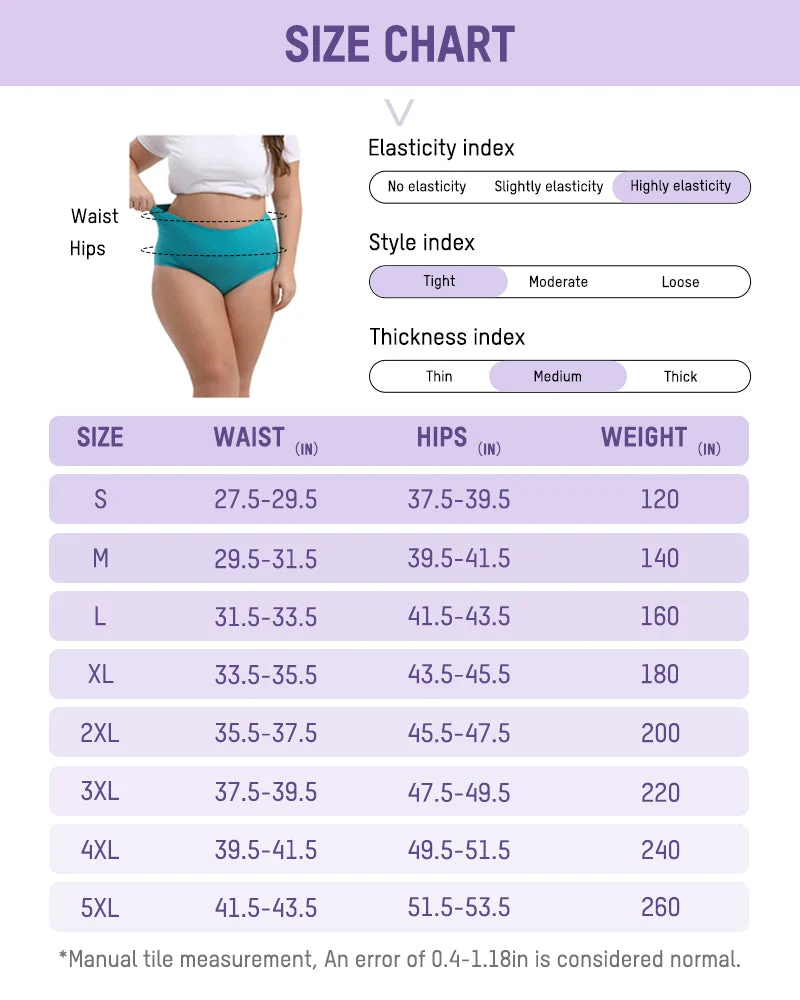 High-Waisted Full Coverage Cotton Briefs(4 pack) - Image 25