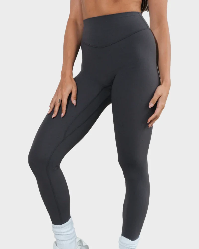 High Waisted Tummy-Control Butt Lifting Seamless Workout Leggings - Image 12