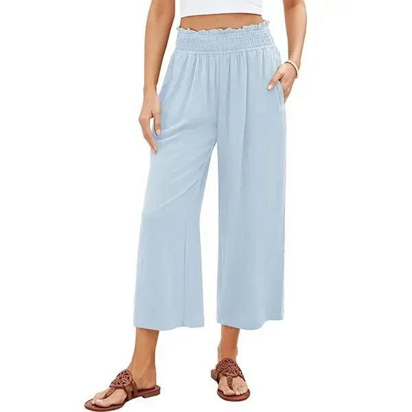 Hose mit hoher Taille und weitem Bein - Image 11