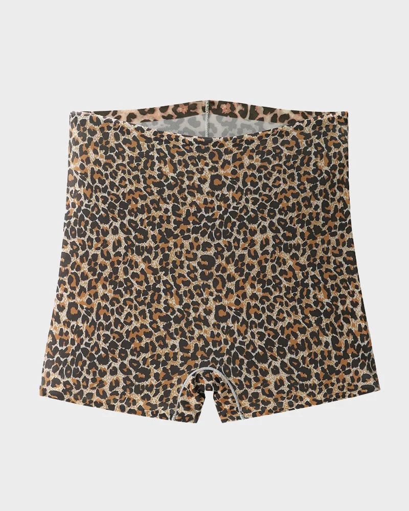 Mid-Rise Ice Silk Leopard Panties (6 Pack) - Image 13