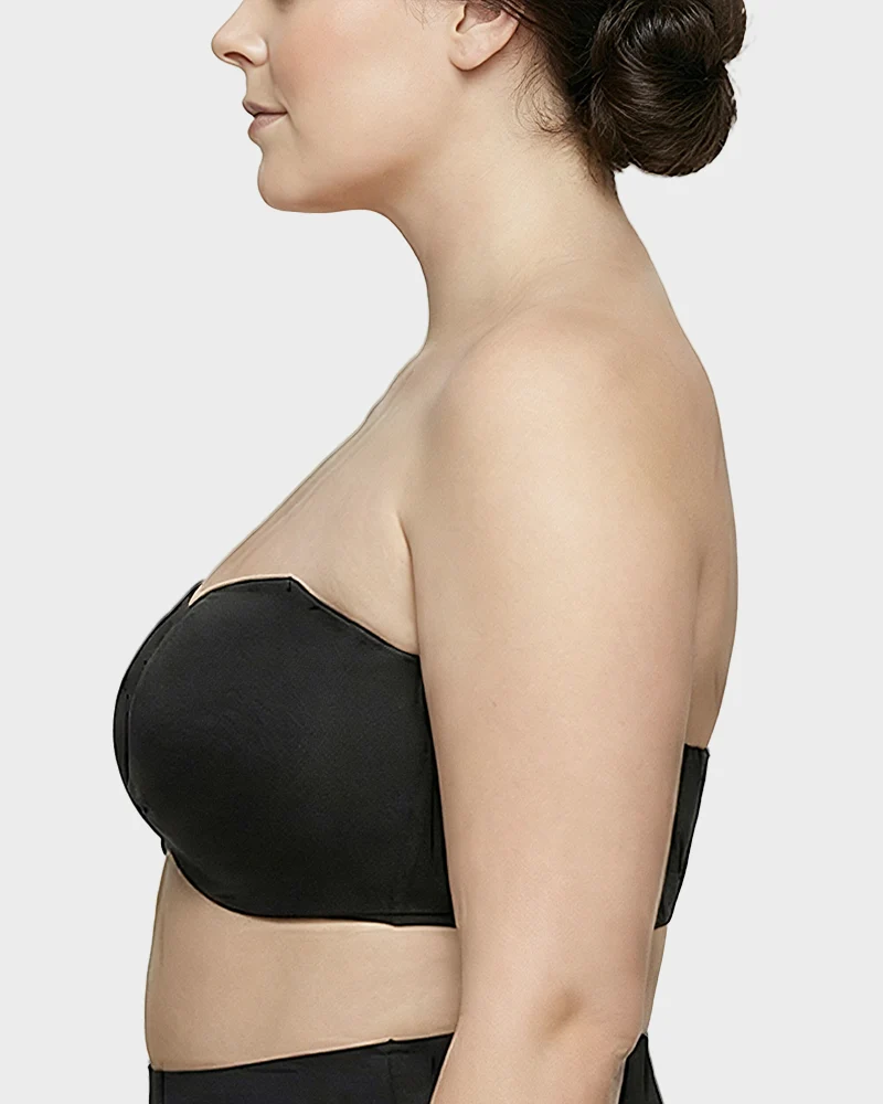 Full Support Non-Slip Convertible Bandeau Bra - Image 10