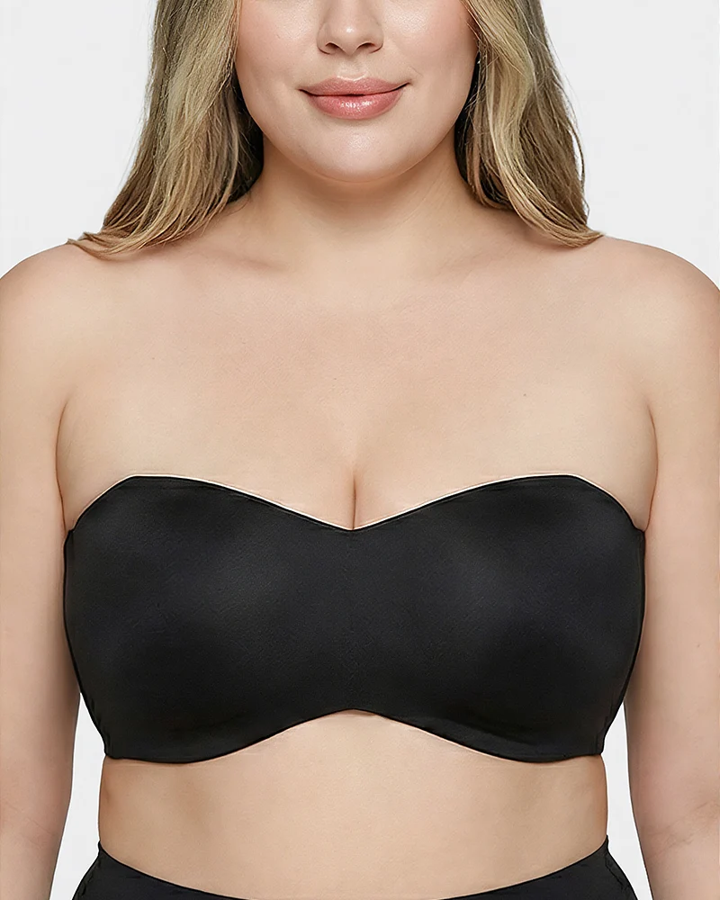 Full Support Non-Slip Convertible Bandeau Bra - Image 9