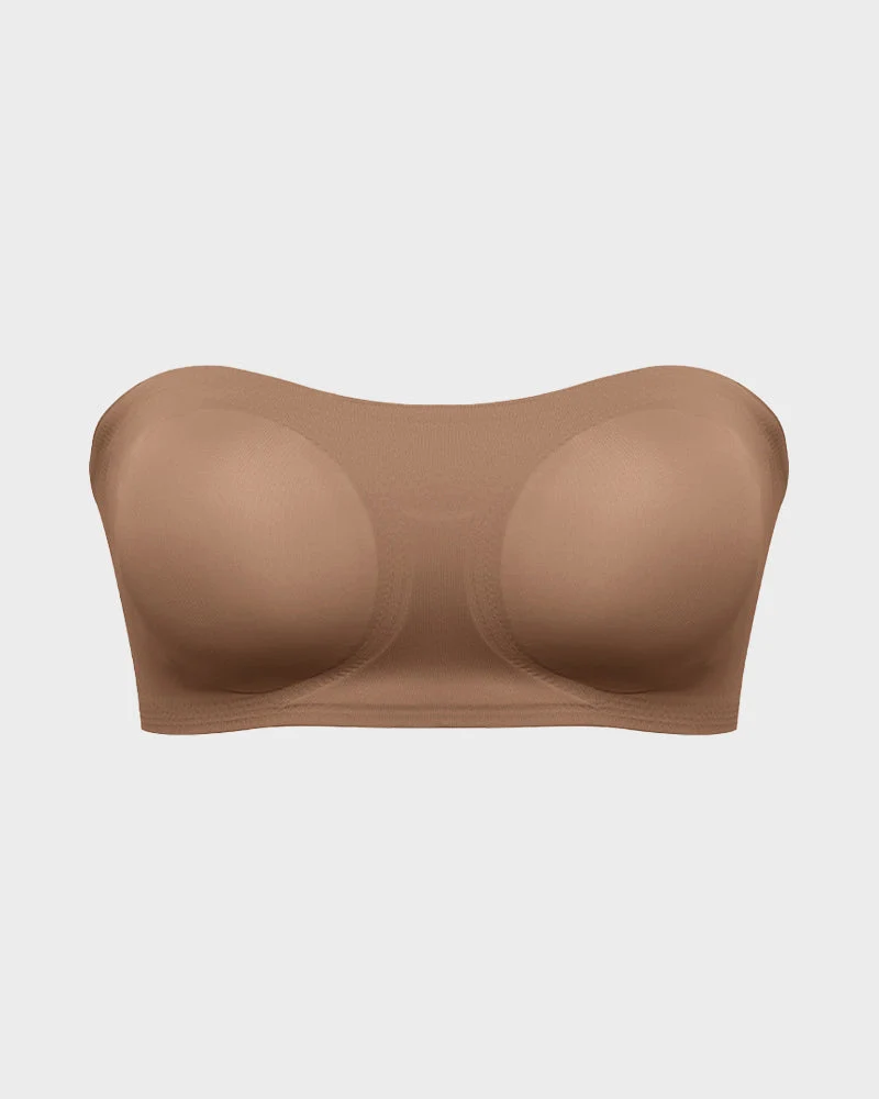 Non-Slip Crossover Side Hook Bandeau Bra - Image 15
