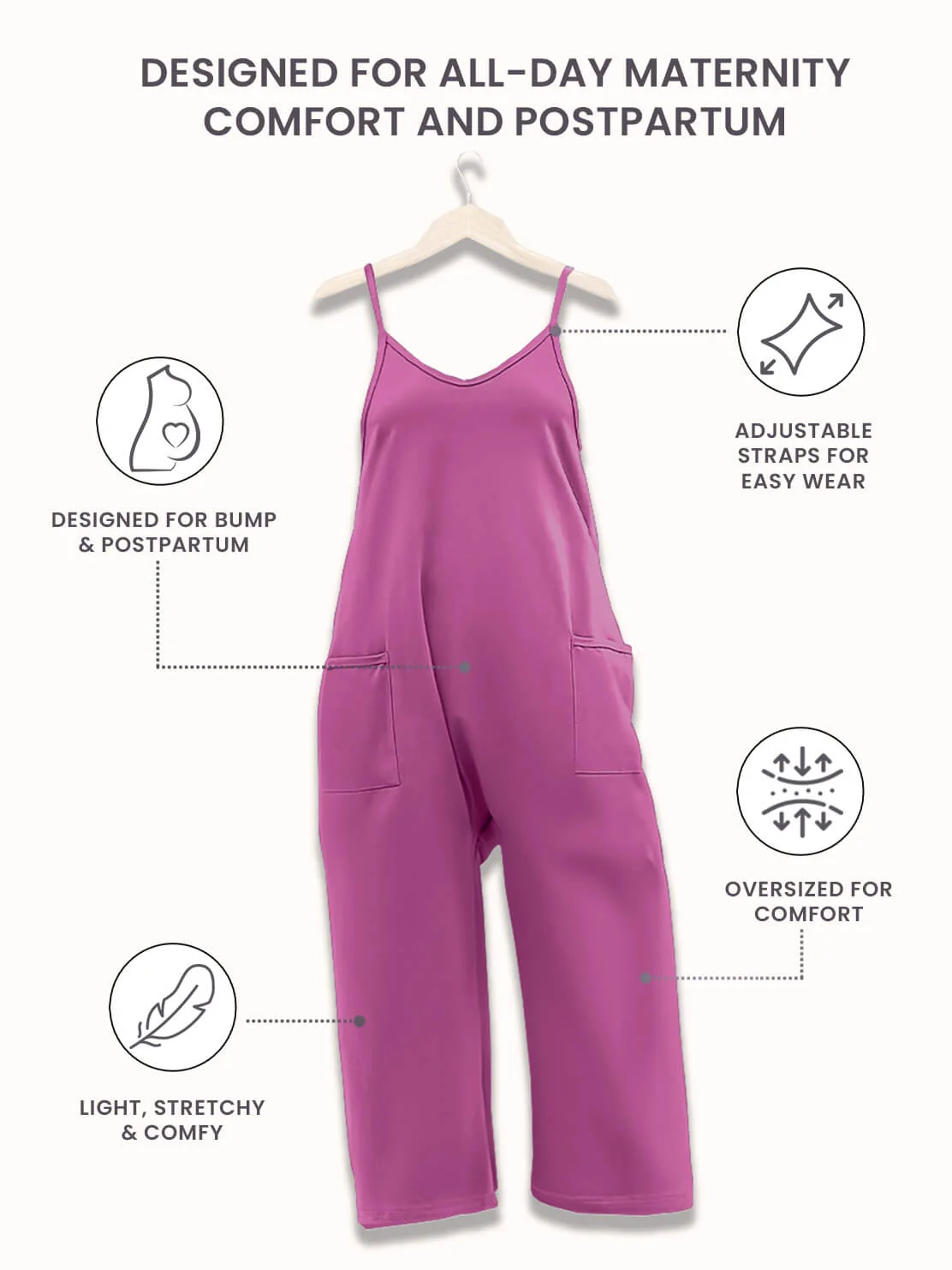 Oversized Jumpsuit - Maternity & Postpartum - Image 112