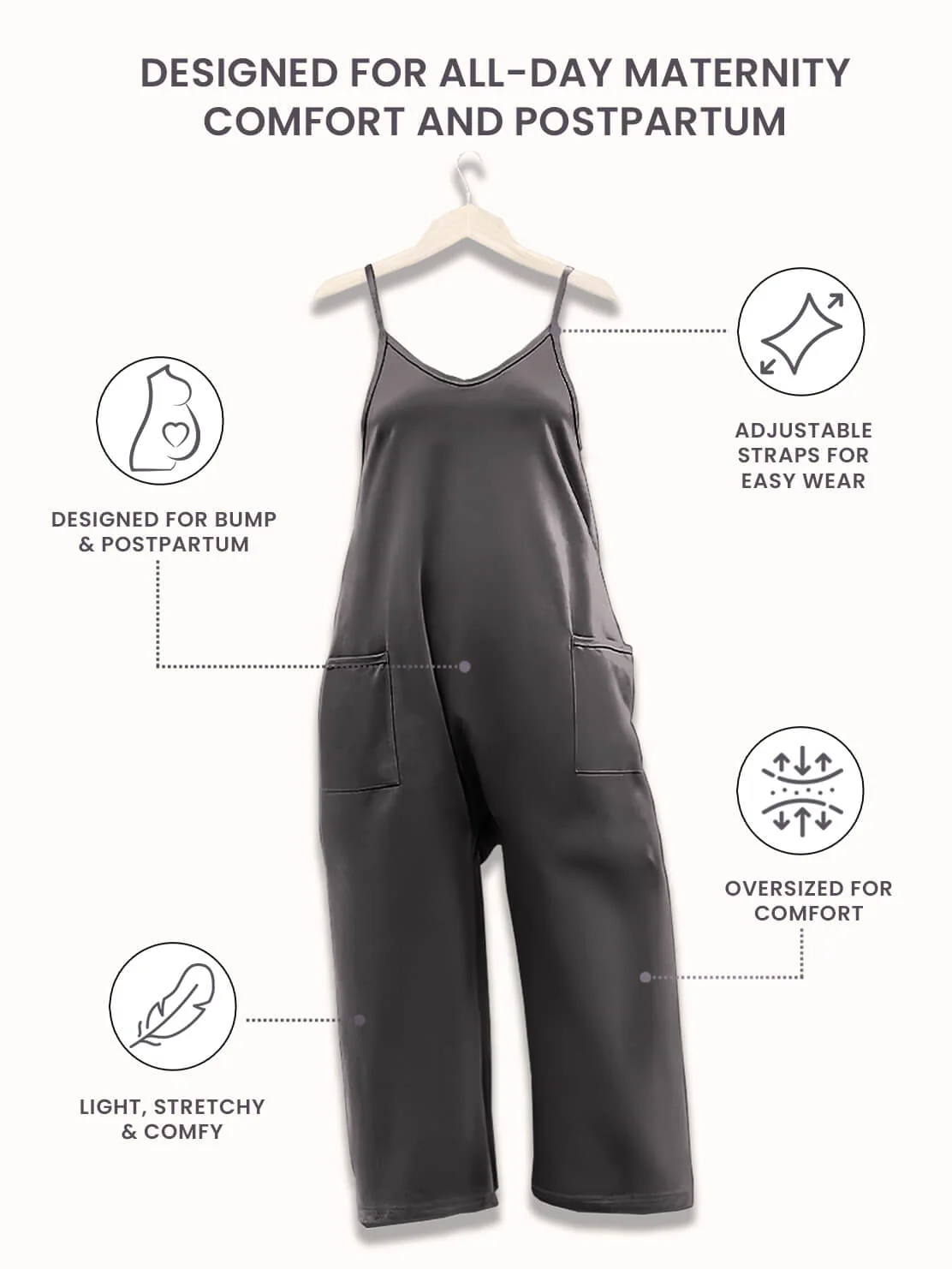 Oversized Jumpsuit - Maternity & Postpartum - Image 13