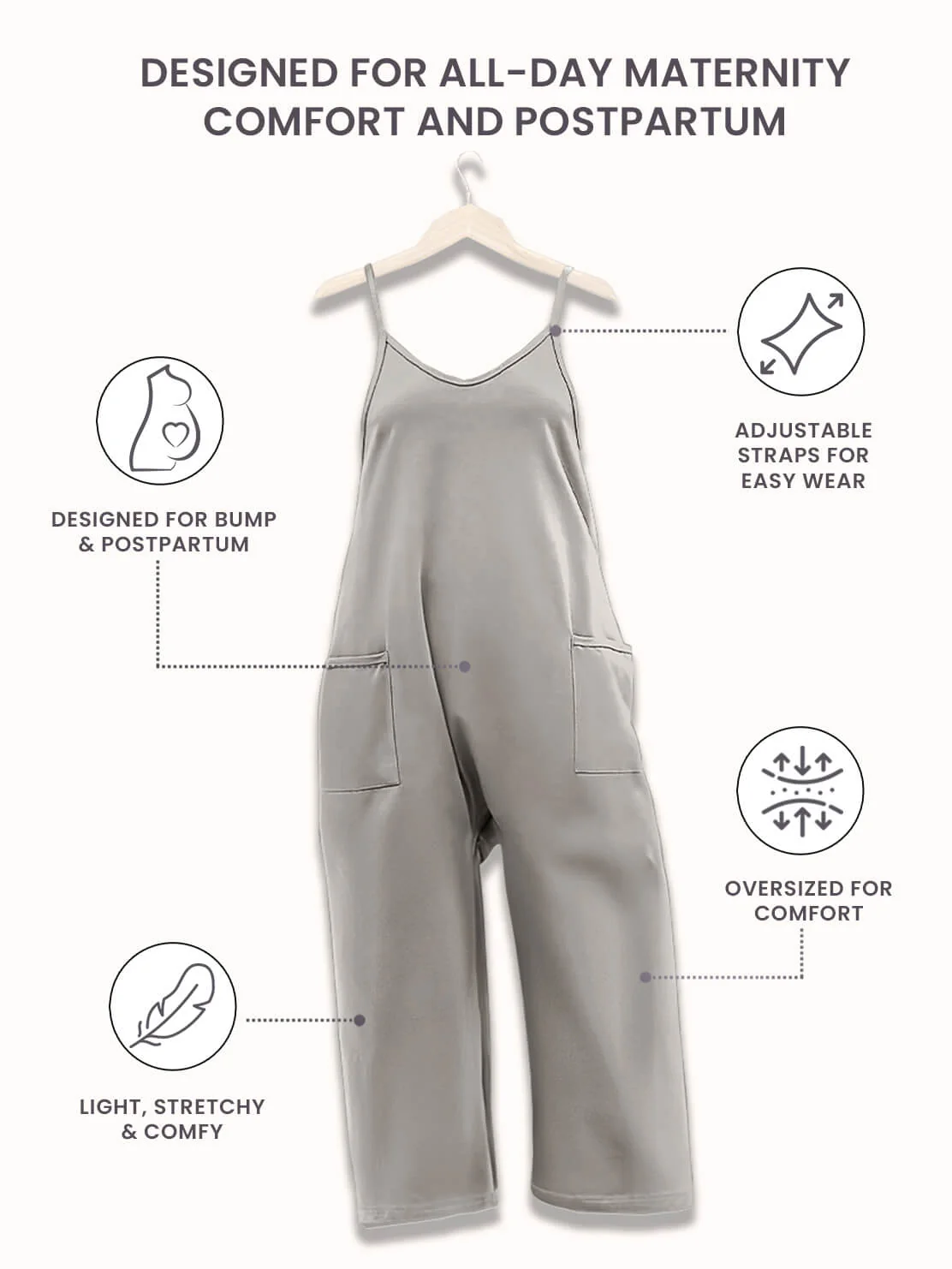Oversized Jumpsuit - Maternity & Postpartum - Image 22