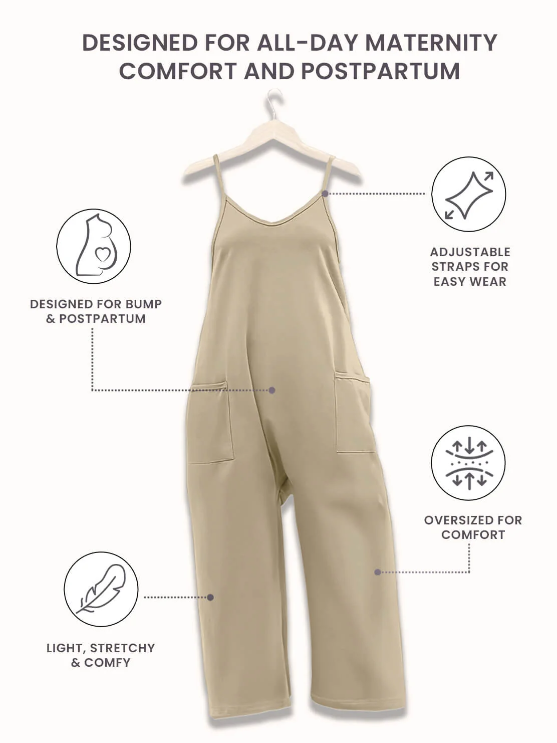 Oversized Jumpsuit - Maternity & Postpartum - Image 31
