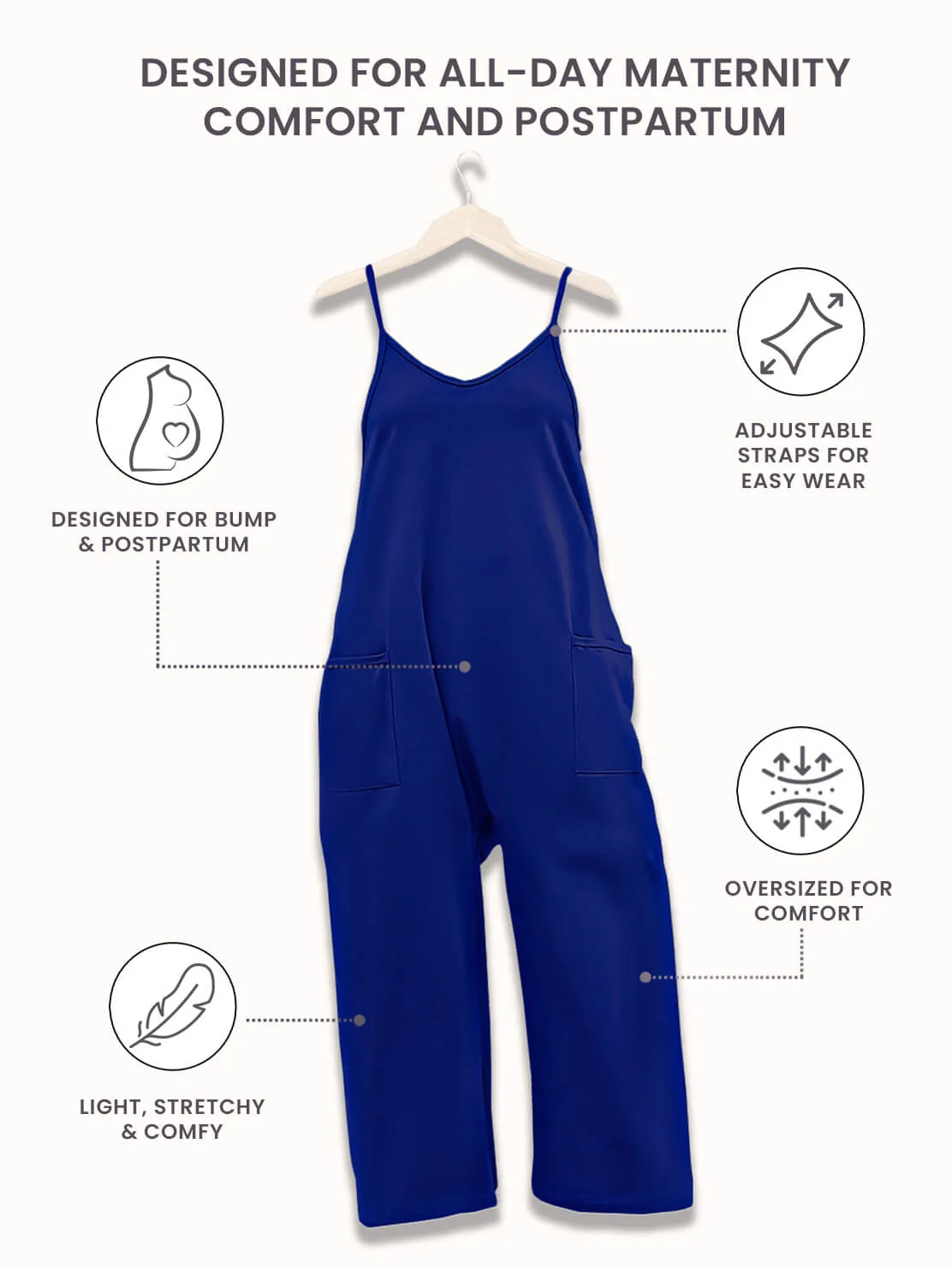 Oversized Jumpsuit - Maternity & Postpartum - Image 49