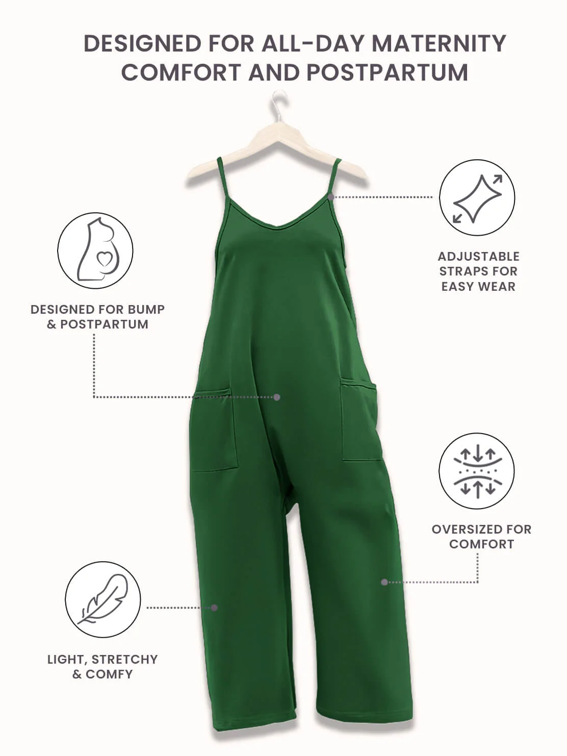 Oversized Jumpsuit - Maternity & Postpartum - Image 67