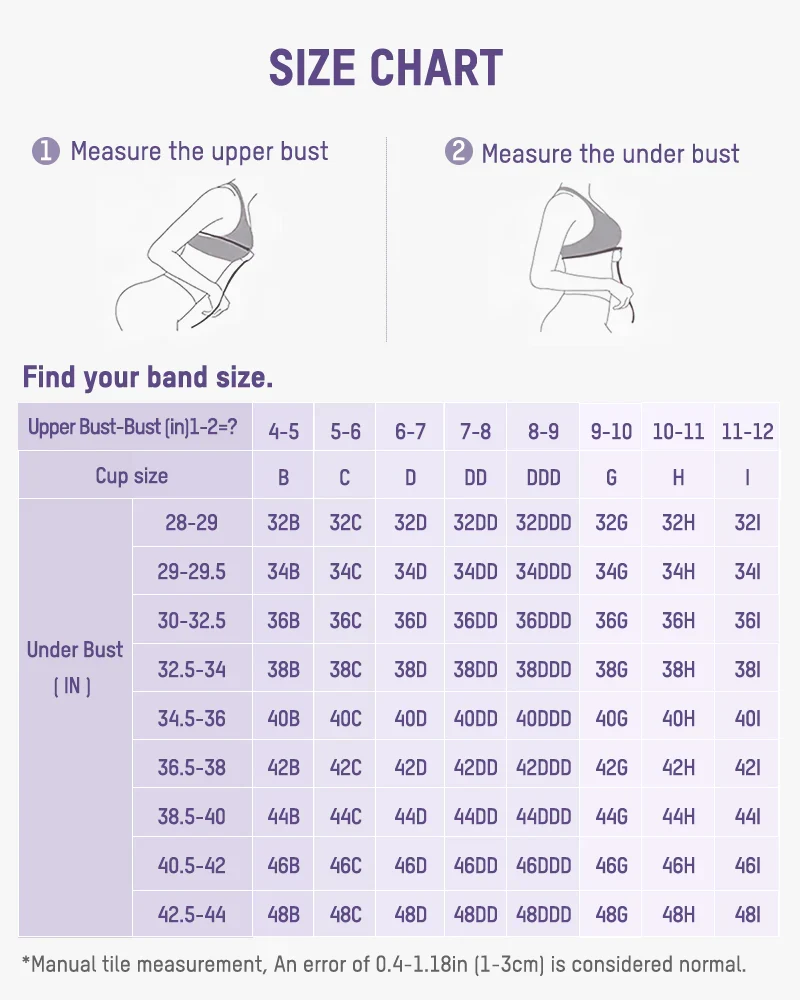 Plus Balconette Bra - Lightly Padded Underwire Sexy Tshirt Demi Bras - Image 8