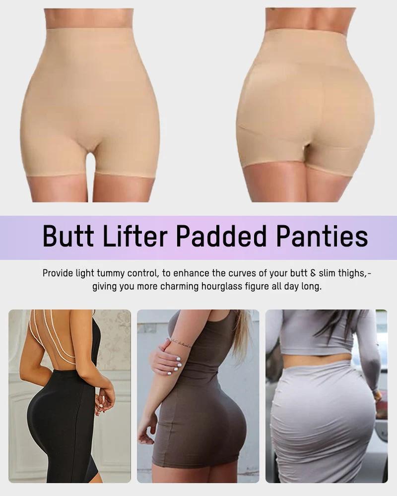 Seamless High-Waist Booty Lift Tummy Control Shapewear Shorts - Image 13