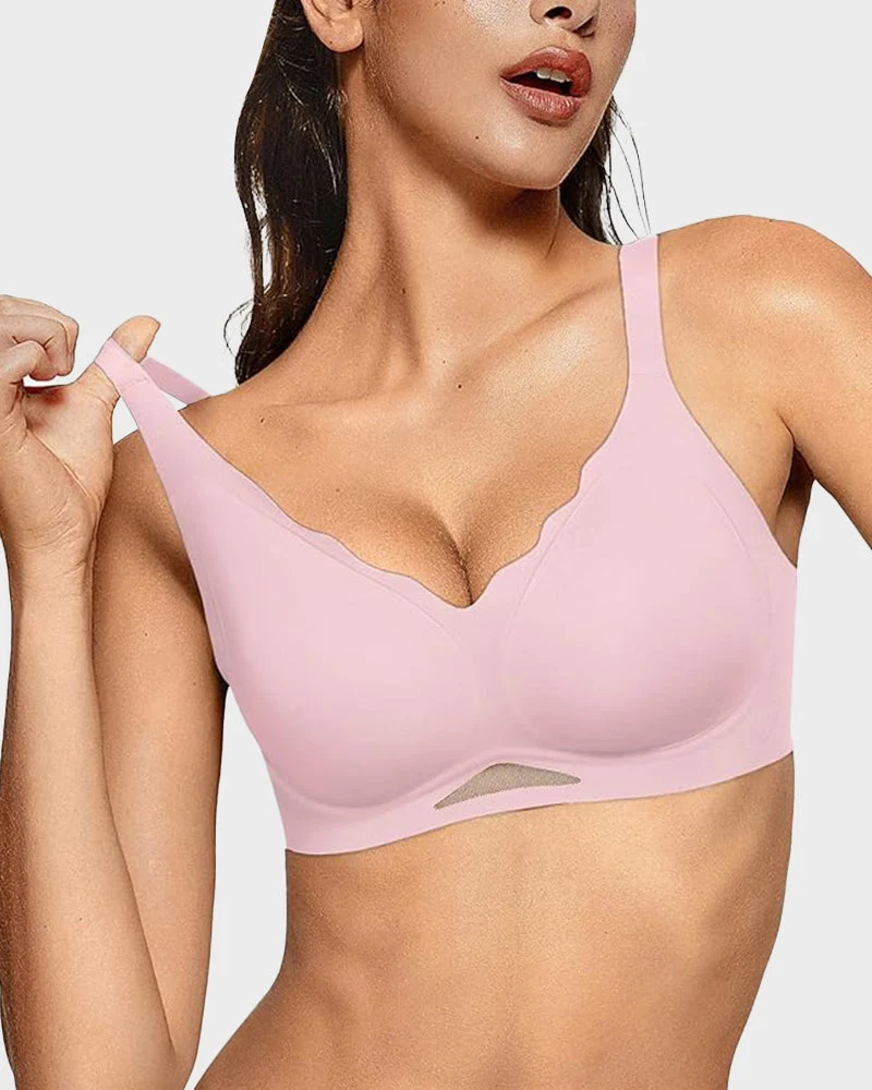 Seamless Soft Comfort Wireless Mesh Bra - Image 11