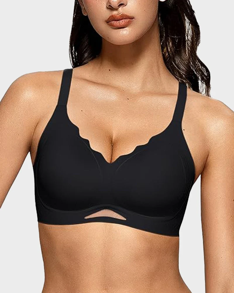 Seamless Soft Comfort Wireless Mesh Bra - Image 4