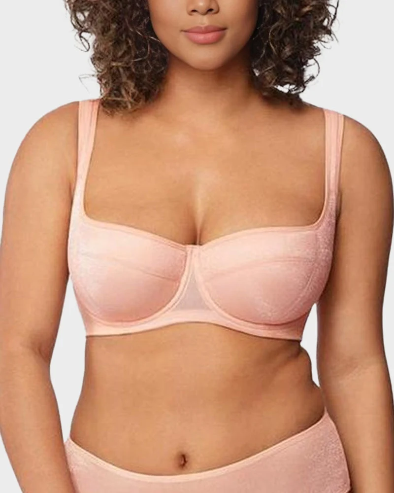 Shimmer Lightly Padded Balconette Bra - Image 11