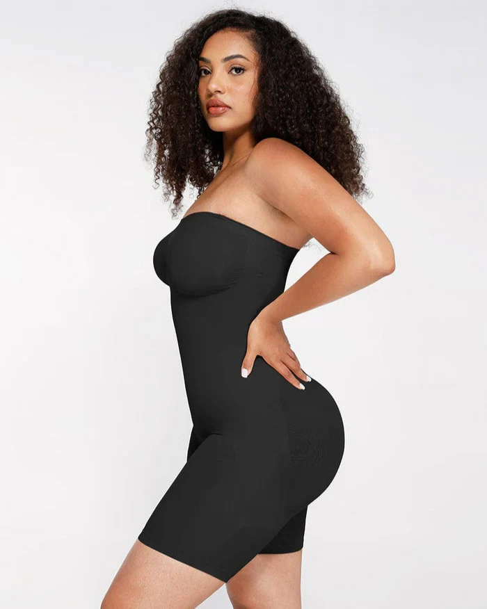 Strapless Slip Shapewear Bodysuit - Image 2