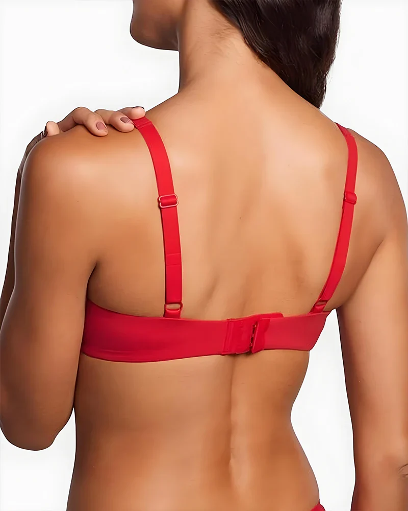 Underwire Support Seamless Unlined Balconette Bra - Image 15